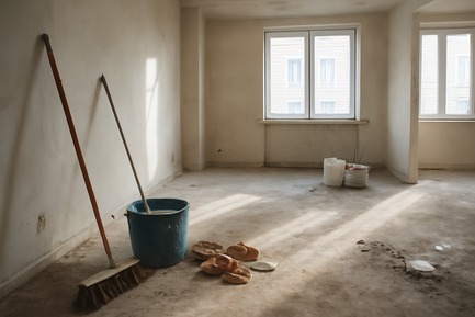 Byggstäd - efterarbete efter renovering